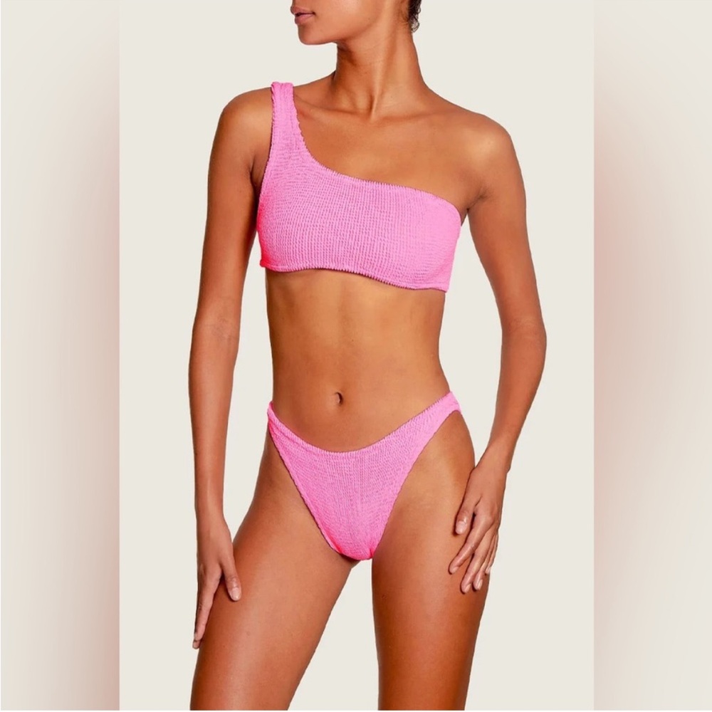 Hunza G One-Shoulder Pink Bikini